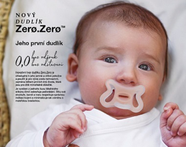 Suavinex představuje nový Zero Zero dudlík pro novorozence a předčasně narozené děti