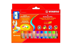 Pastelko-vodovko-voskovky STABILO Woody 3 in 1 pro nejmenší