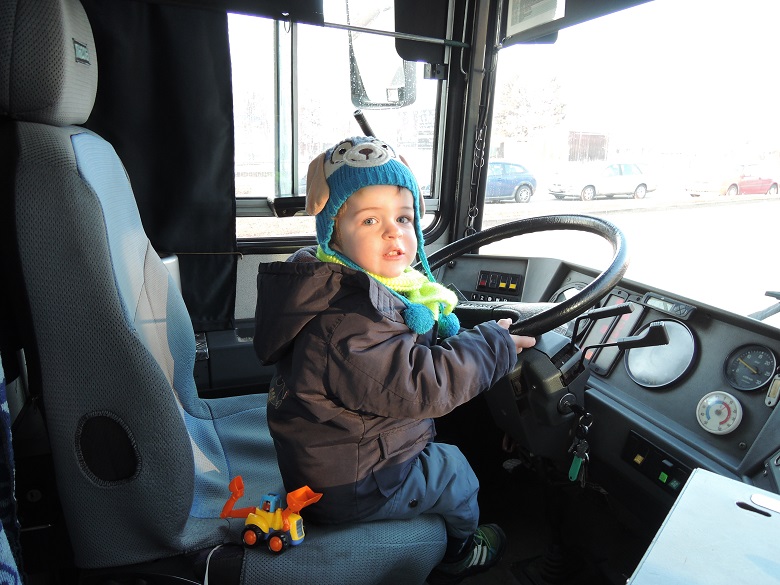 Návštěva autobusového depa