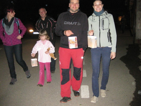 Lampiónový průvod - Hospodářský dvůr Bohuslavice - sraz Babyonline 2014