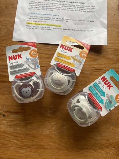 NUK dudlíky