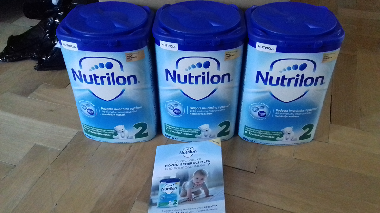 Testování mléka Nutrilon 2