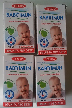 Edita s Teodorem testují přírodní sirup BABY IMUN
