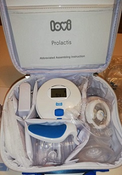 Testování dvoufázové elektrické odsávačky LOVI Prolactis