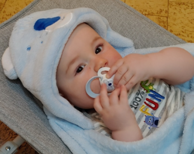 Většina dudlíků syna nezajímá, NUK STAR rád používá na hraní a uklidnění