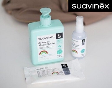Testování nové řady desinfekce na ruce od Suavinex