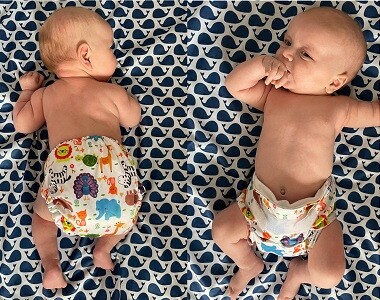 Gaga´s pleny All in one dobře sají, rychle schnou a jsou jednoduché na údržbu