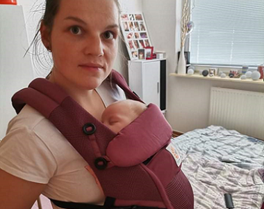 Dnes mohu dělat vše přes den a bez bolesti zad, jelikož mám skvělé nosítko Ergobaby