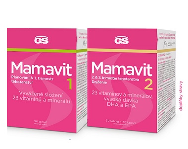 Testování těhotenských vitaminů GS Mamavit