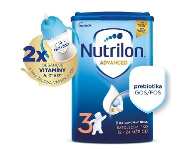 Testování batolecího mléka Nutrilon Advanced 3