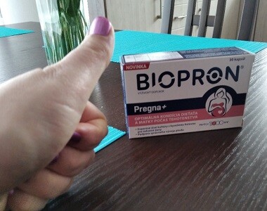 Maminka Jitka: Biopron Pregna+ obsahuje veškeré potřebné složky pro zdravý vývoj miminka i těhotné ženy