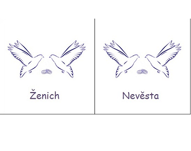 Rozesílání svatebního oznámení a zasedací pořádek