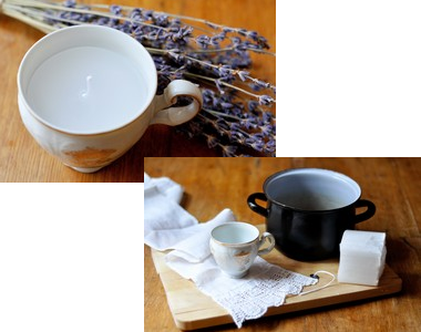 Domácí výroba svíčky (Au Revoir)