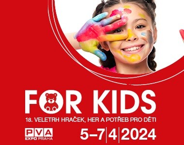 Veletrh FOR KIDS už v dubnu: Trendy světa hraček, zbrusu nové i populární hry a setkání se zajímavými osobnostmi