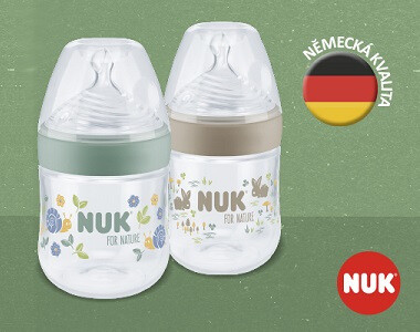 Zapojte se do testování nových udržitelných NUK for Nature kojeneckých lahviček