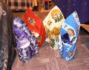 Balení dárků – válec