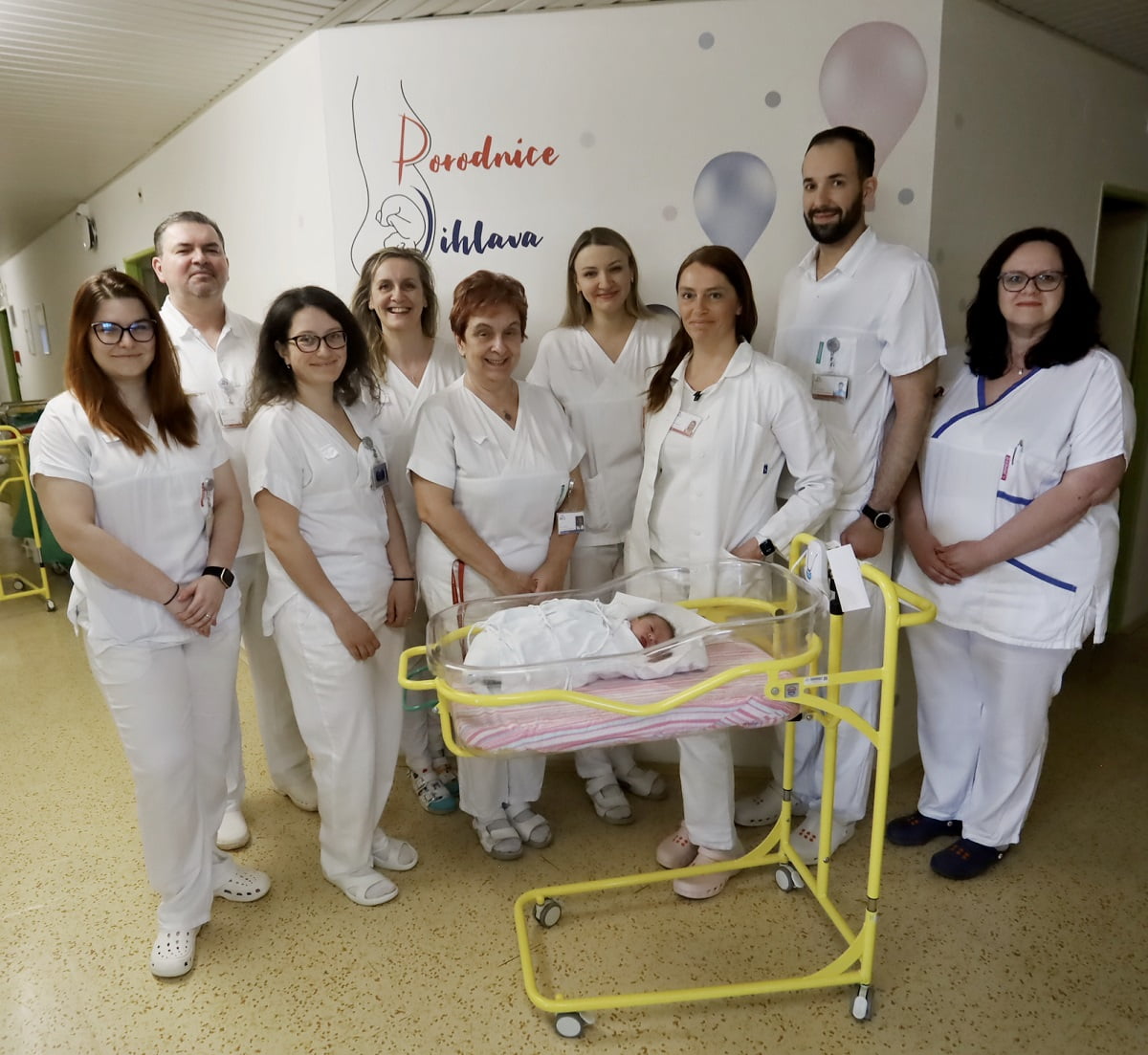 Nemocnice Jihlava, příspěvková organizaceSympatický personál gynekologicko-porodnického oddělení