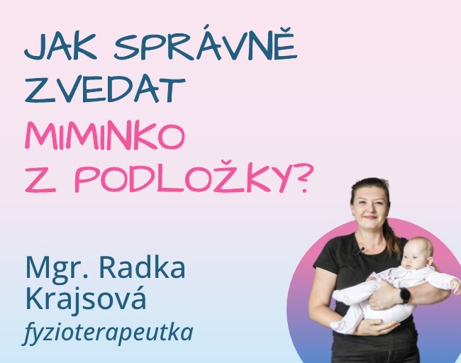 Jak správně zvedat miminko z podložky?