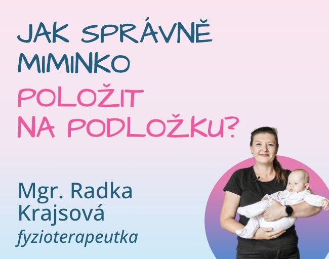 Jak správně položit miminko na podložku?
