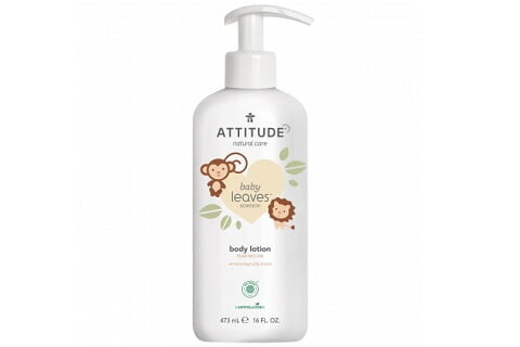 Dětské tělové mléko ATTITUDE Baby leaves s vůní hruškové šťávy 473 ml