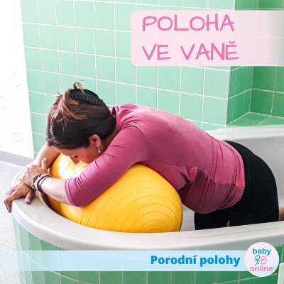 Porodní poloha ve vaně