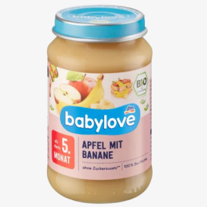Bio příkrm jablko & banán od babylove