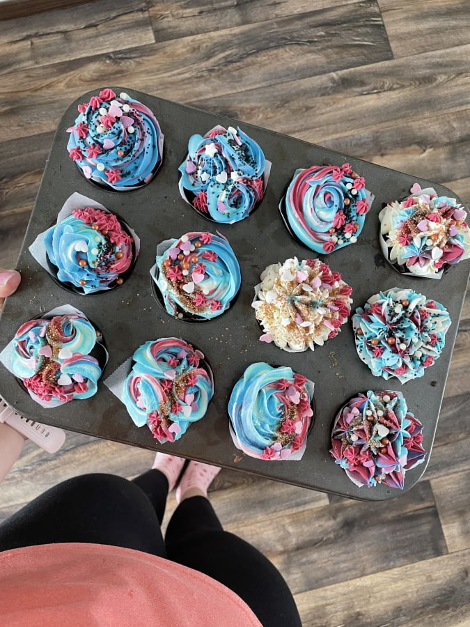 Cupcakes na pirátské dny
