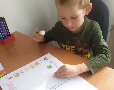 1. Filípkův první měsíc s Předškolákovými týdeníčky