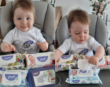 Ubrousky Bella Baby Happy zanechají pokožku miminka příjemně voňavou a hydratovanou