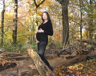 Kamila v 29. týdnu cvičí podle spinning babies a sepisuje porodní přání