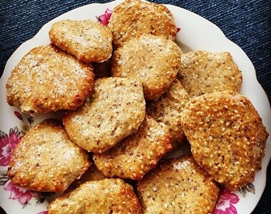 Recept na Sezamové krekry