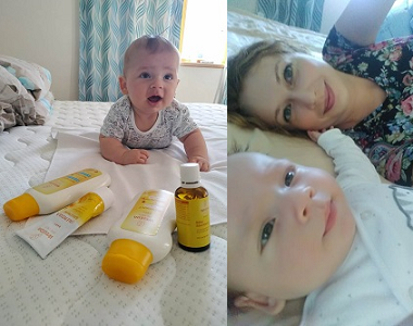 Náhledový obrázek pro článek Maminka Markéta testuje Měsíčkovou kojeneckou péči Weleda