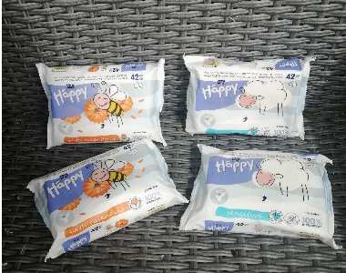 Po použití vlhčeného toaletního papíru s měsíčkem lékařským byla pokožka dítka dostatečně hydratovaná a krásně voňavá