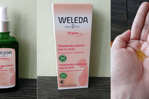 Maminka Lenka: Těhotenský pěsticí olej Weleda patří mezi mé TOP produkty