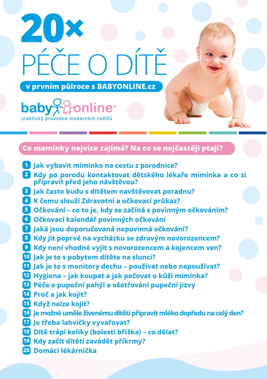 Brožura 20x péče o dítě