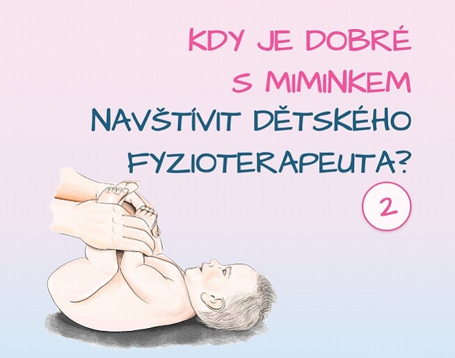 Miminko se prohýbá do pozice luku