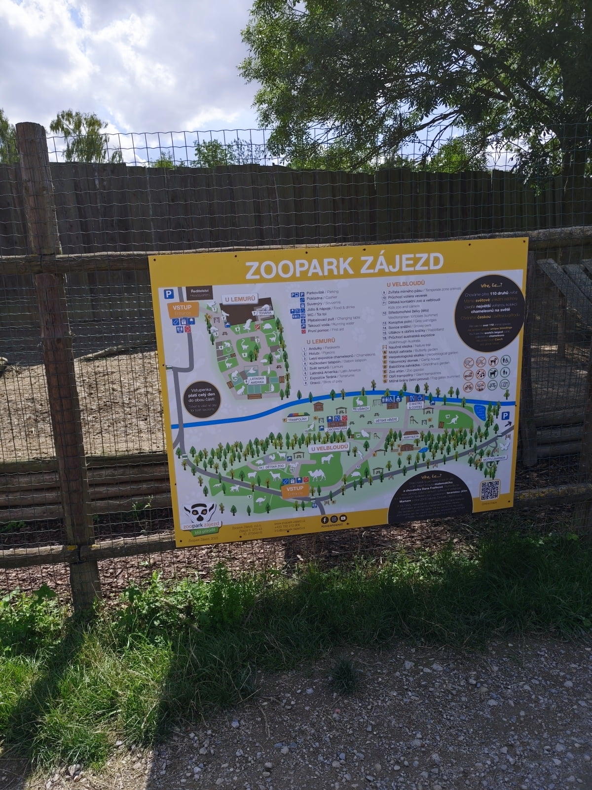 Mapa Zoo Zájezd