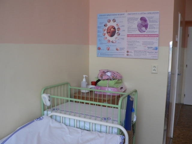 Fakultní nemocnice OlomoucÚtulné pokojePokoje jsou vymalovány příjemnými barvami, které působí velmi dobře na psychiku maminky.