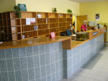 Nemocnice Havlíčkův Brod, p.o.RecepcePohled na recepci v přízemí.