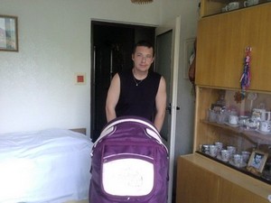 Martin s kočárkem