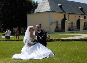 2002 - svatba v Manětíně