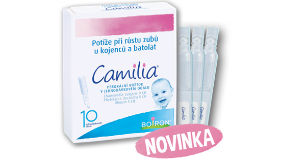 Homeopatický léčivý přípravek Camilia®