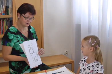 Určování počátečních hlásek slov vyobrazených na obrázcích